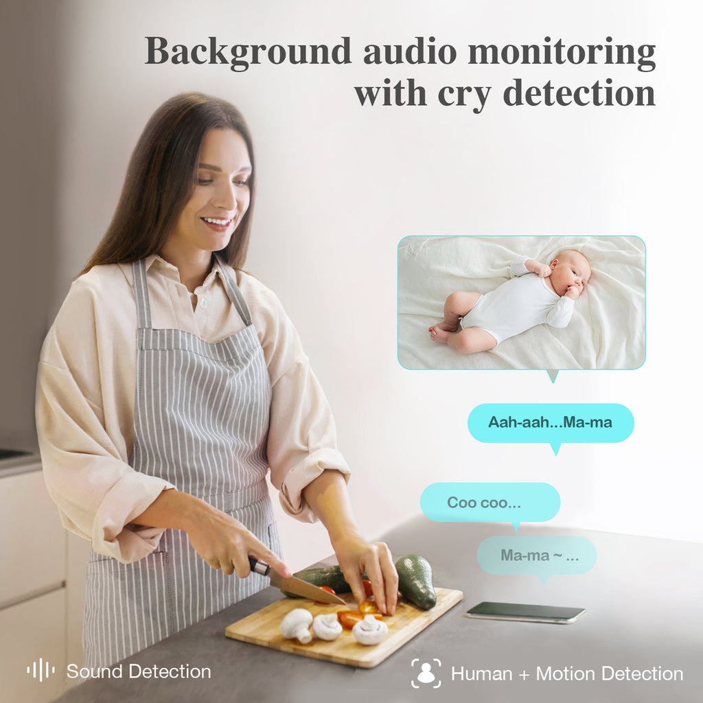SmartGuard AI Indoor Cam - Real Time Motion Alerts and Clear Day Night HD Quality Video by Sense-U