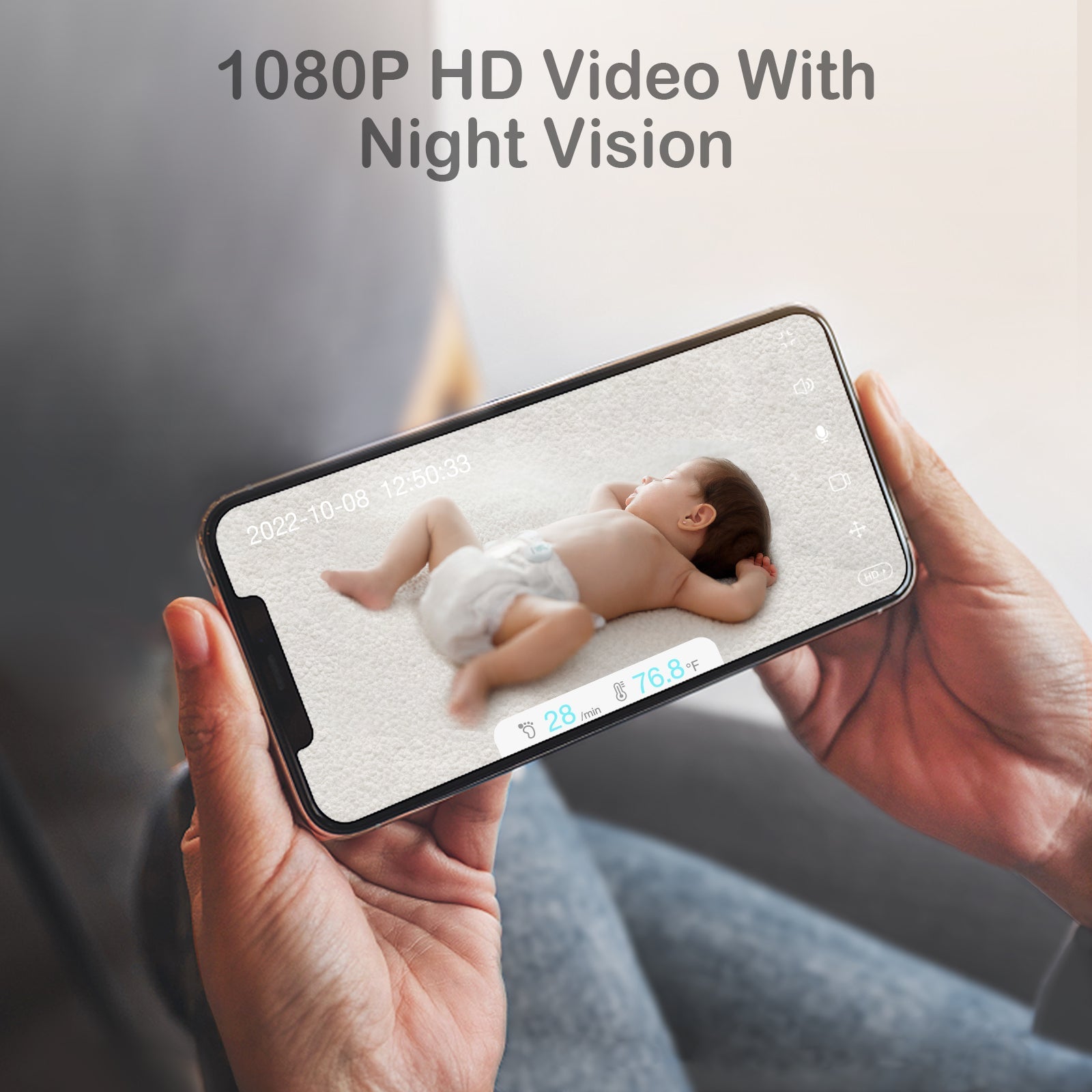 SmartGuard AI Indoor Cam - Real Time Motion Alerts and Clear Day Night HD Quality Video by Sense-U