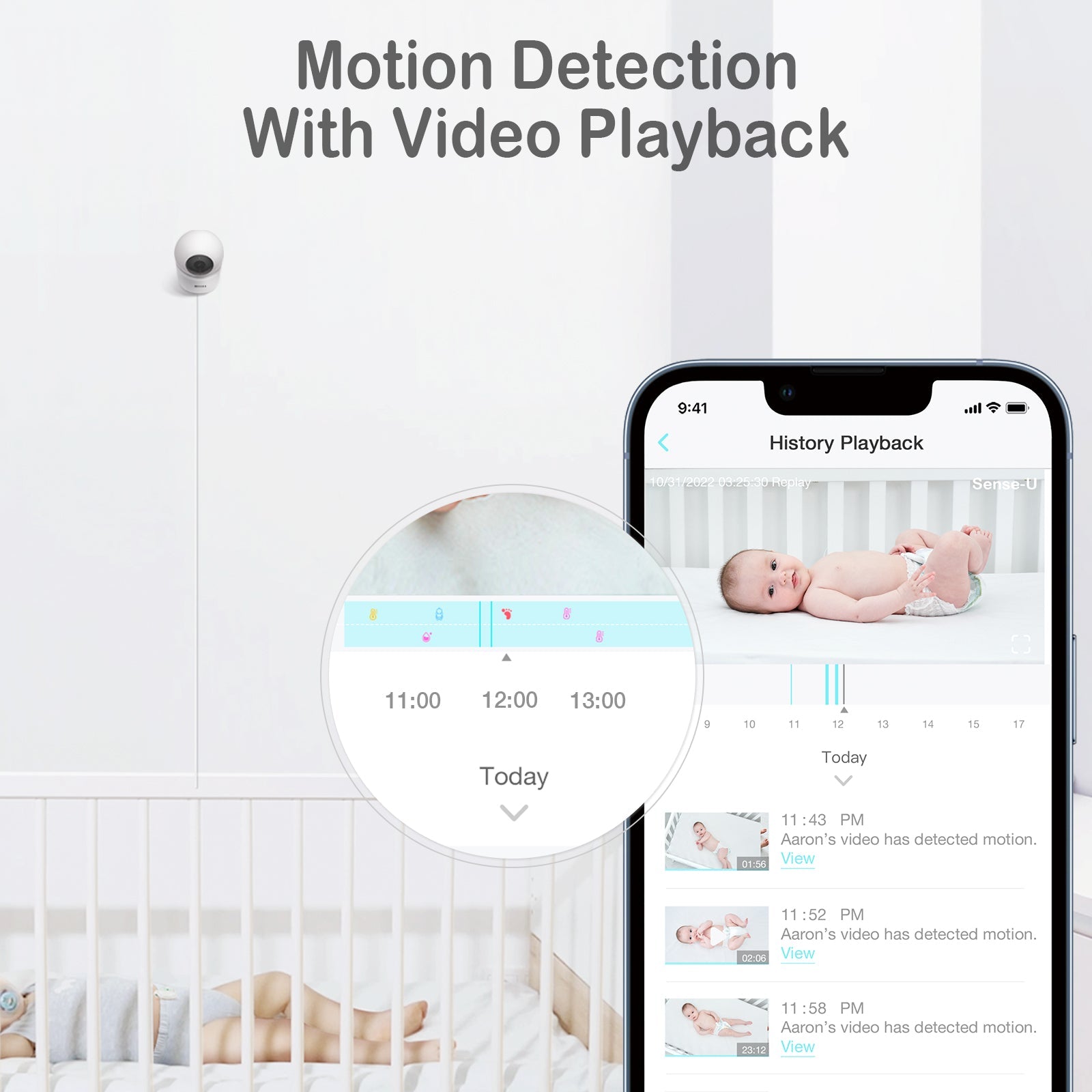 SecureView AI 2K PTZ Cam - AI Powered Home Security With 2K Clarity, PTZ Control, And Smart Alerts by Sense-U