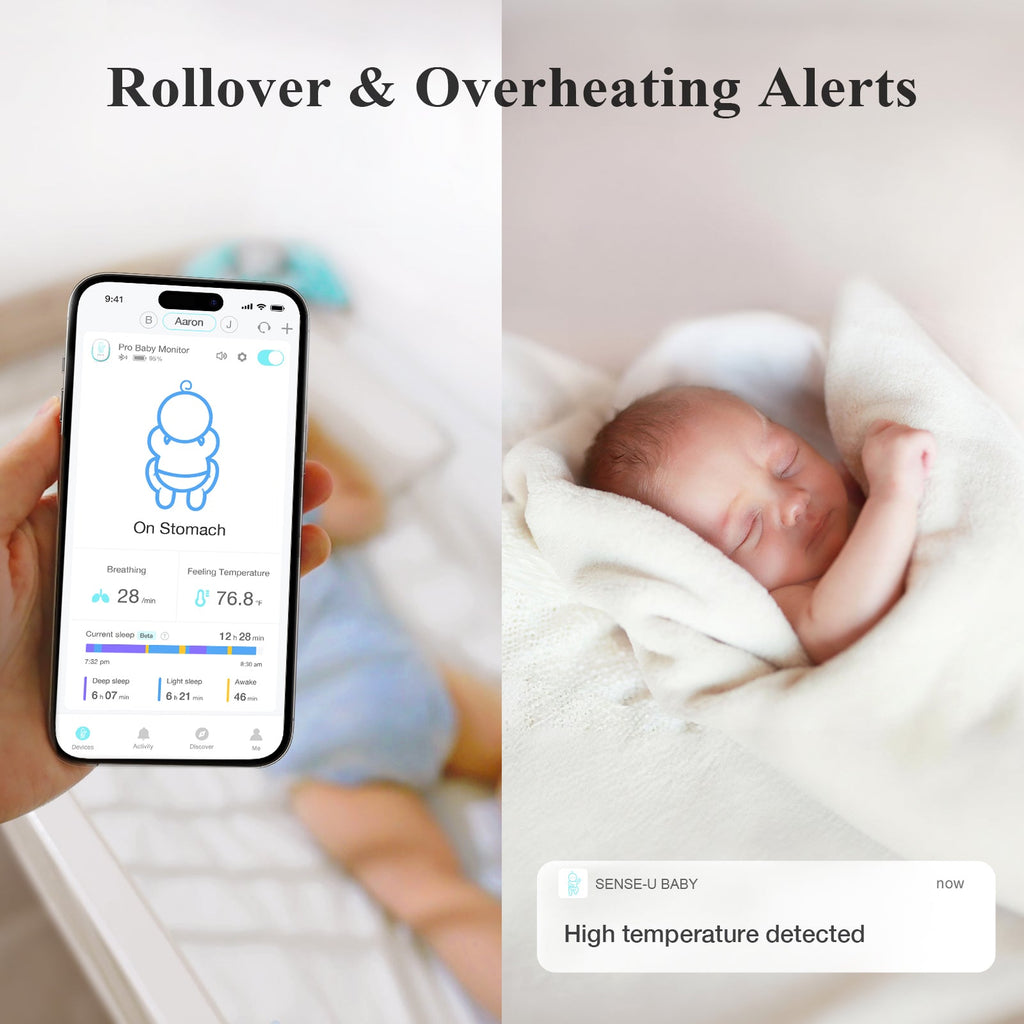Pro Baby Monitor Long Range - Reliable Coverage Across Large Homes And Multi Story Layouts by Sense-U