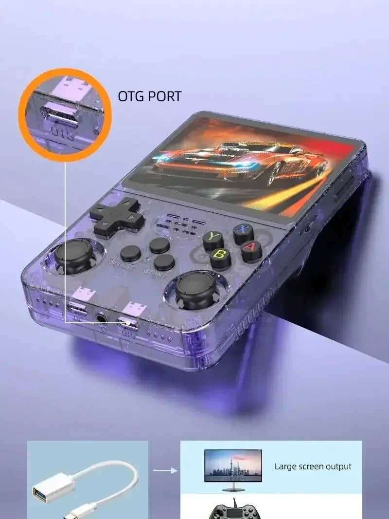 ARKOS R36S Retro Handheld Game Console Linux System 3.5-inch IPS Screen Video Player 64GB/128GB Portable Handheld Game Console by Tech-Home Store