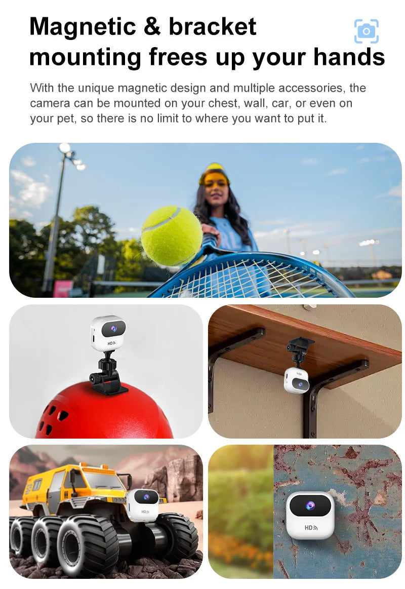 Ourlife A800 Mini Camera 1080P WiFi Smart Home Security Camera Monitor Camcorders Video Surveillance Camera With Motion Tracking by Tech-Home Store