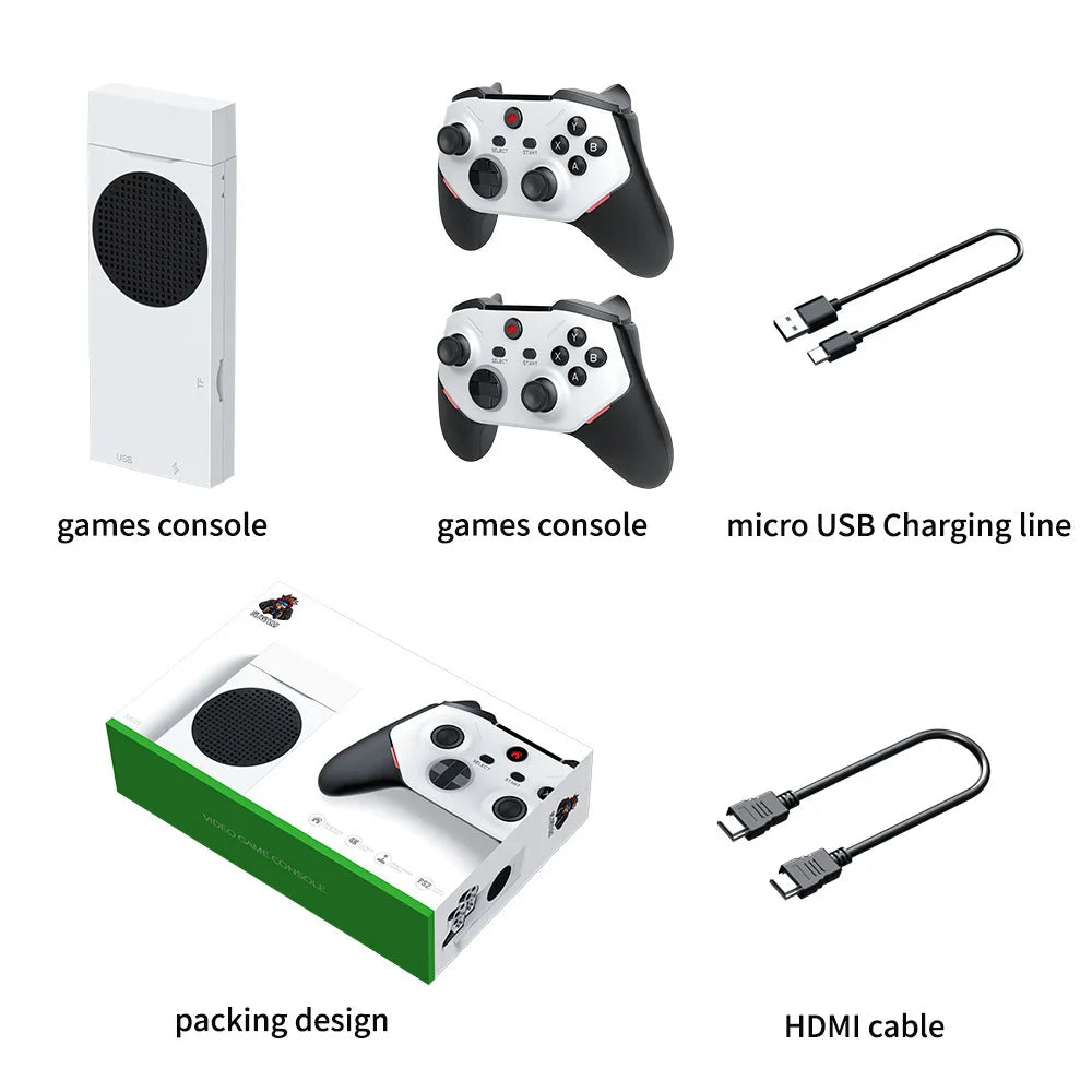 M88 Retro Game Console Stick,20000+ Video Games,40+ Emulators,4-Player Online Battles,4K Dual 3D Rocker Plug and Play Emulator by Tech-Home Store