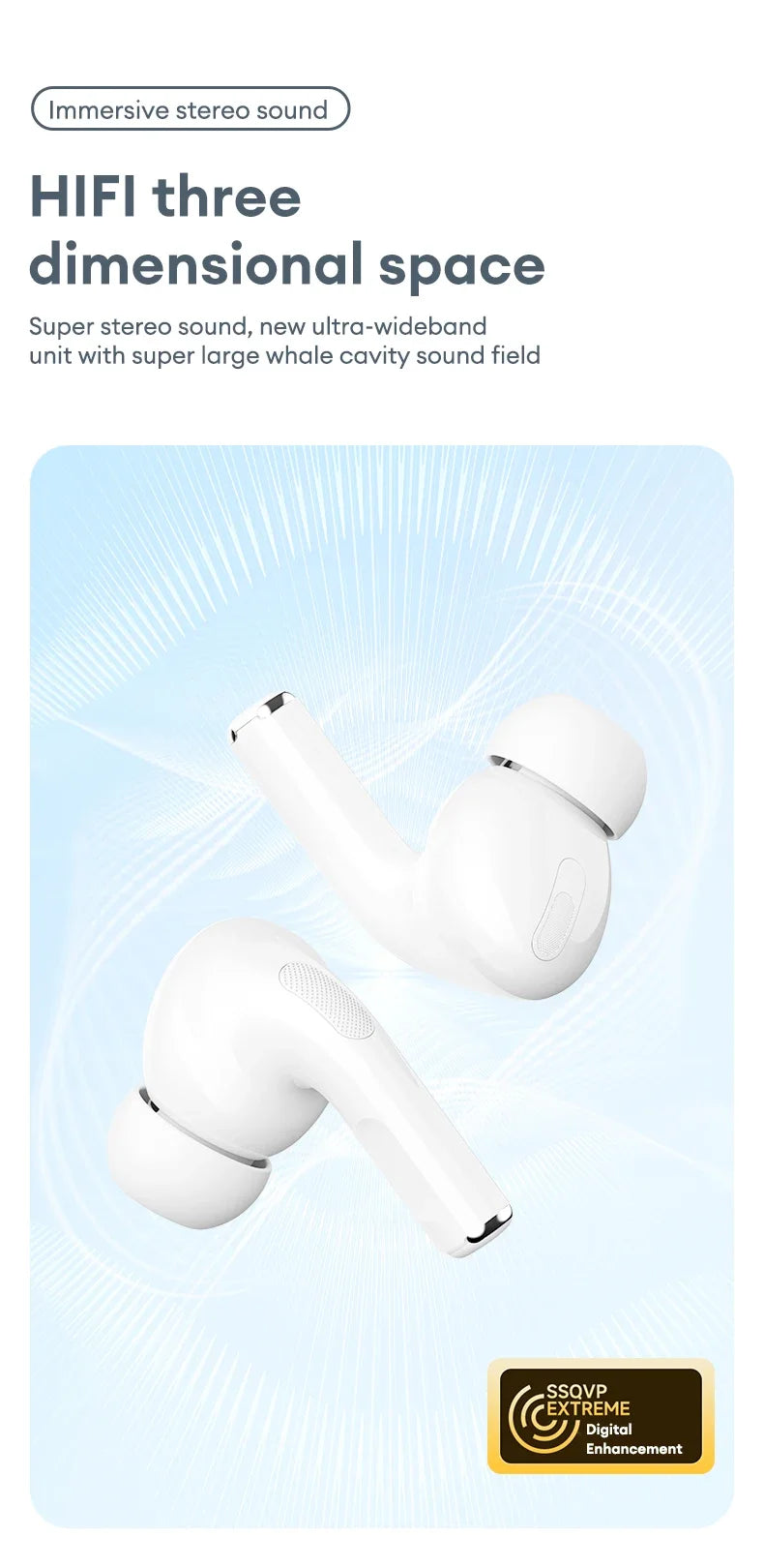 Lenovo LP5 PRO Wireless Bluetooth 5.4 Earphones TWS HiFi Sound Gaming Earbuds LP5Pro Sport headset Long Standby with Mic 2025 by Tech-Home Store