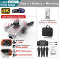 L900 PRO MAX 360 Degree Obstacle Avoidance GPS Drone - Dual 4K Cameras, 5G WiFi FPV, Foldable RC Quadcopter by Tech-Home Store