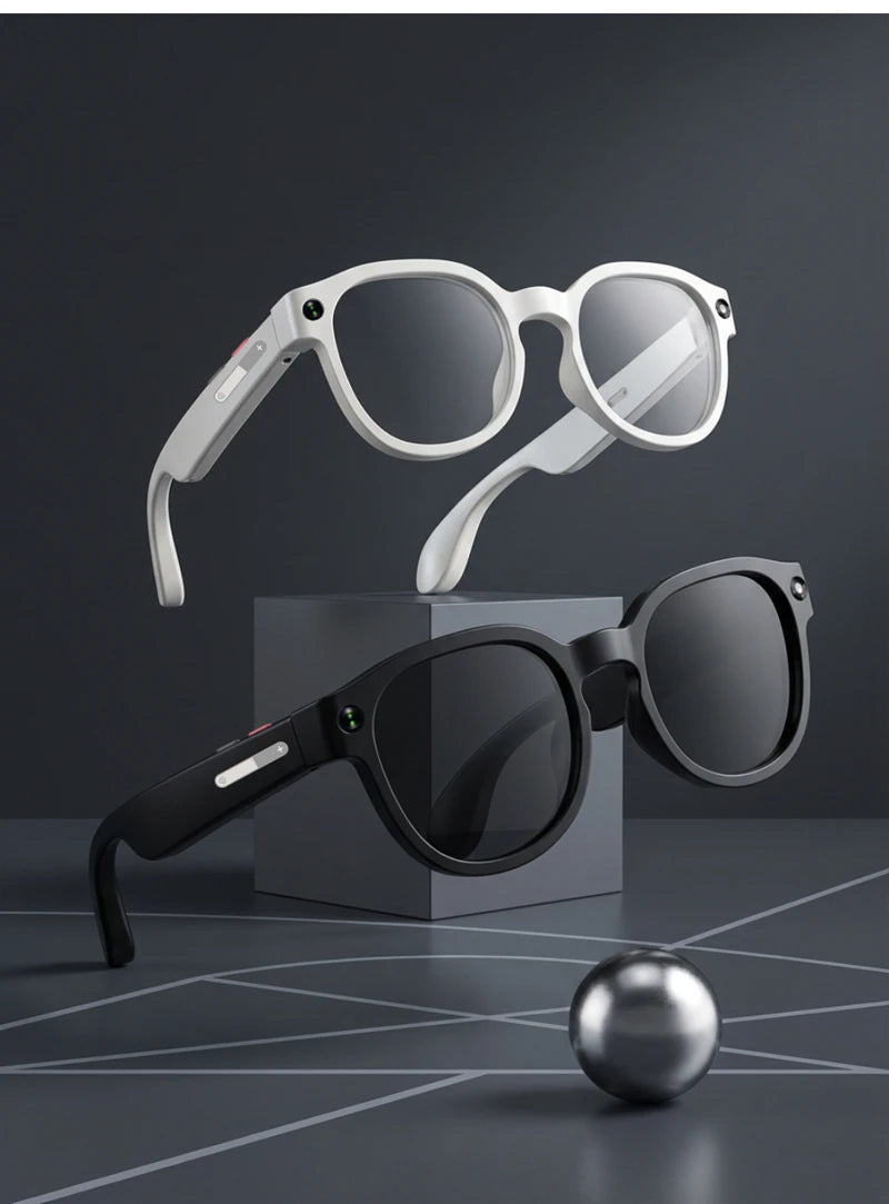 AI Vision Smart Sun Glasses - Translation Ready With 8MP Camera 4K Video Bluetooth Calls by Tech-Home Store