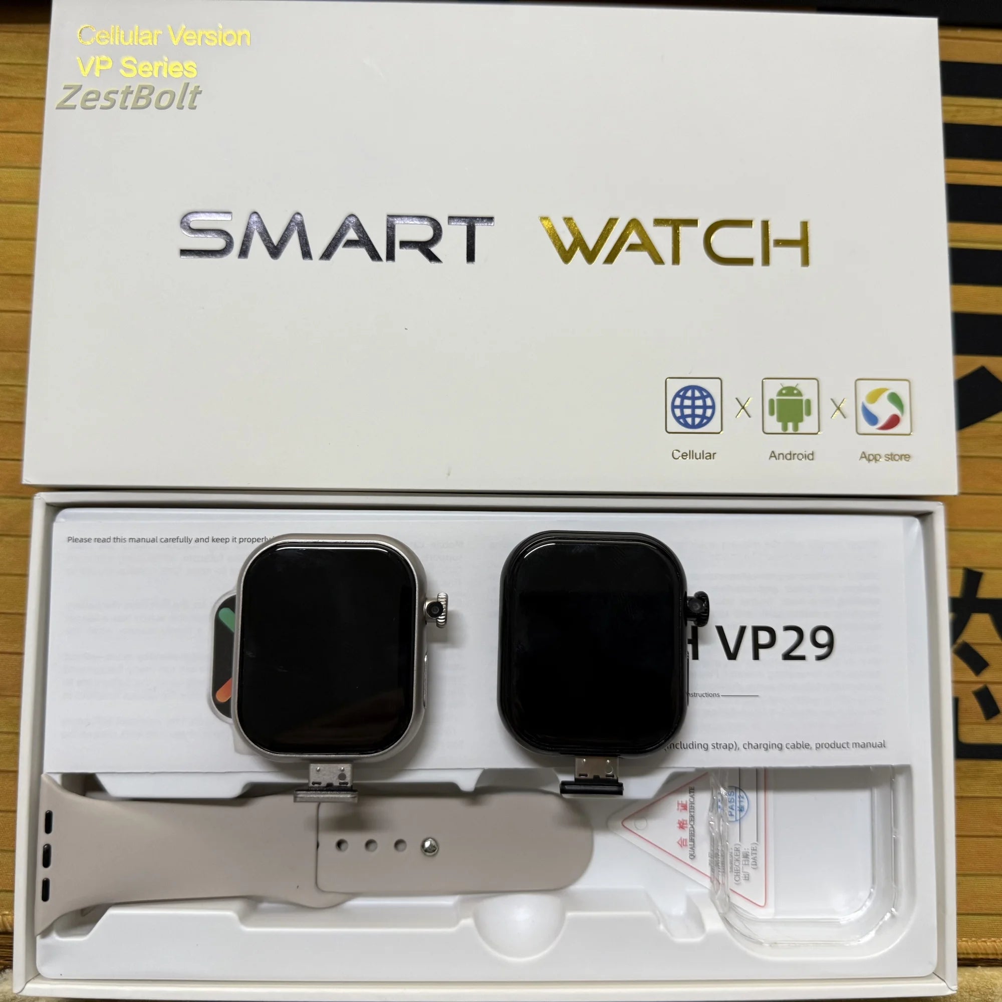 VP VP29 Smartwatch - 4G LTE Android With 2.29 Inch AMOLED Display And 8MP HD Camera by Tech-Home Store