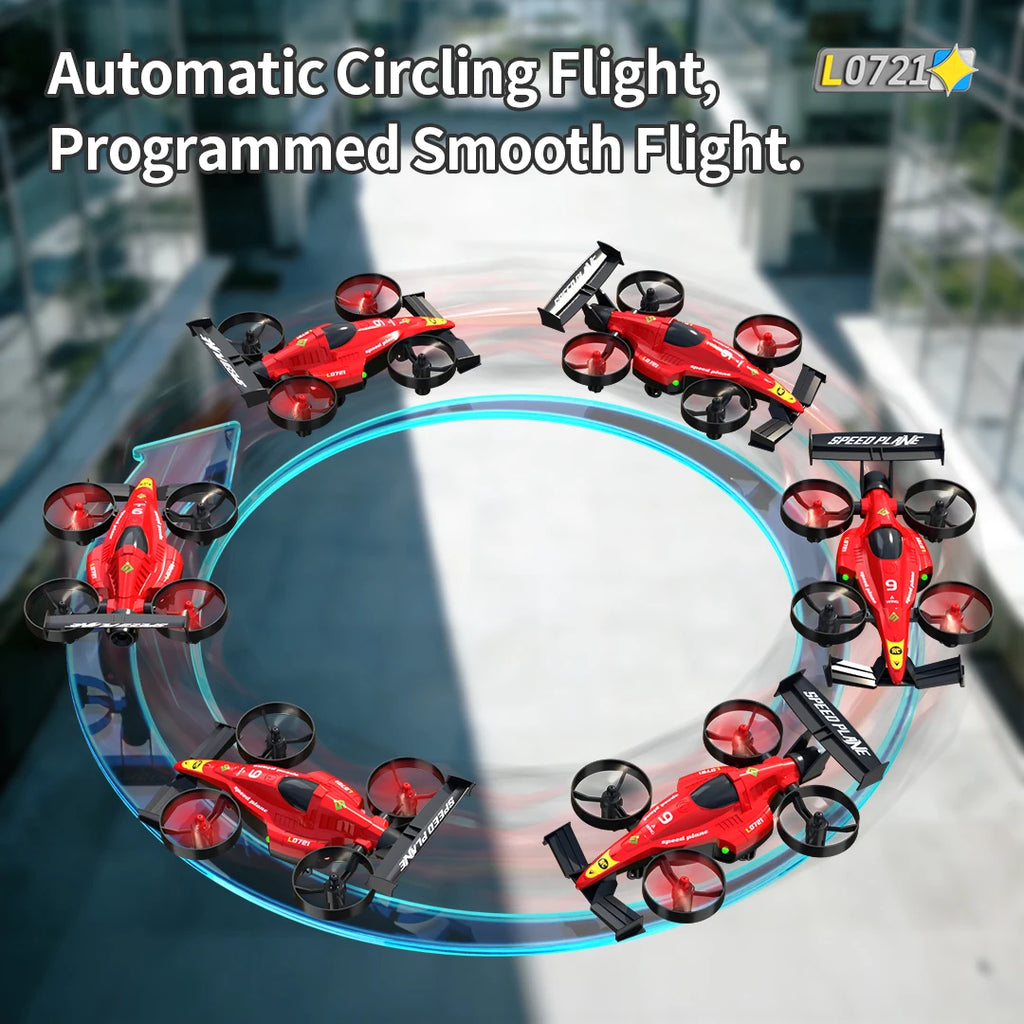 2-in-1 Land-Air Dual Dual RC Quadcopter & RC Drift Car 2.4G Remote Control Airplane One-Key Roll 360° Flips Electric RC Toys by Tech-Home Store