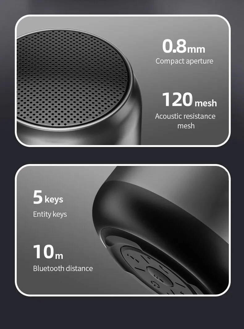Wireless Speaker Bluetooth Portable Outdoor Sports Audio Stereo Support Mobile Phone Subwoofer MINI Portable Speaker by Tech-Home Store