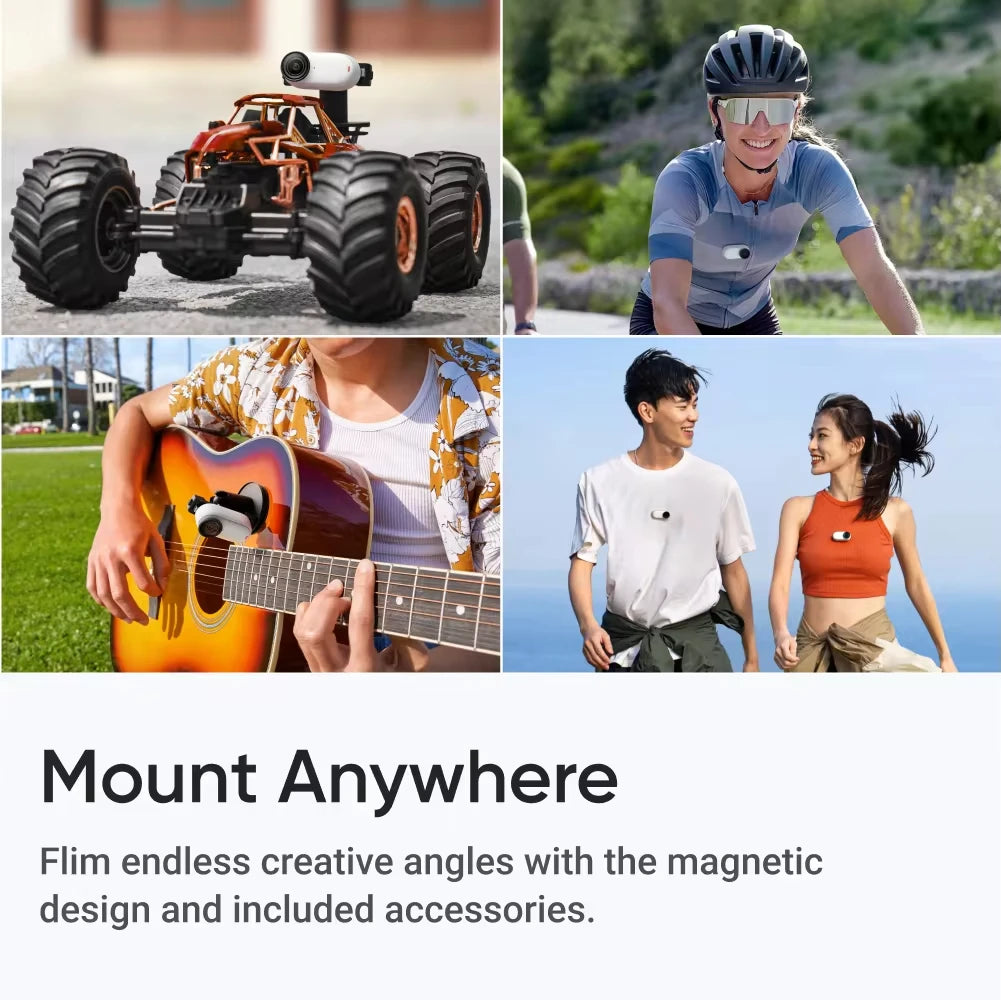 Original Insta360 GO 3S 4K Tiny Portable Vlogging Camera,Hands-Free POVs, 10m Waterproof by Tech-Home Store