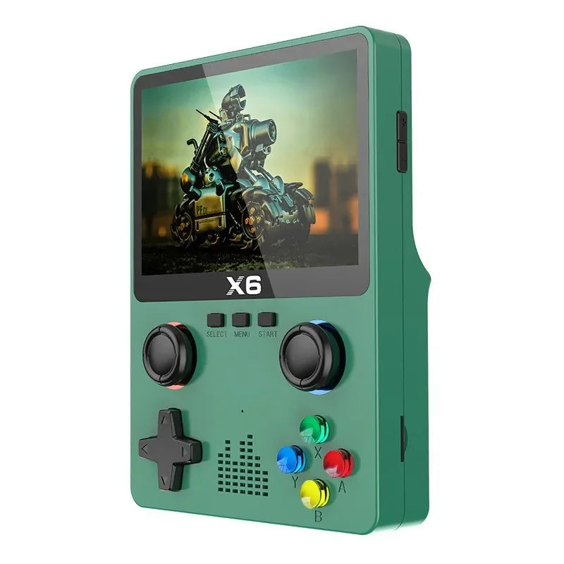 Original X6 3.5Inch IPS Screen Handheld Game Player Dual Joystick 11 Simulators GBA Video Game Console for Kids Gifts by Tech-Home Store