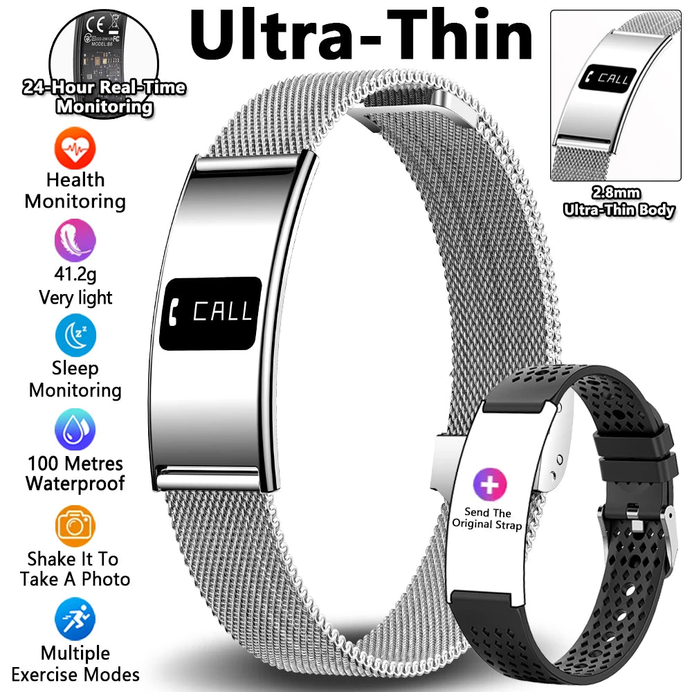 Men Women Smart Bracelet Heart Rate Sleep Monitor Health Smart Band Waterproof Sports Fitness Tracker Smartwatch For Android iOS by Tech-Home Store