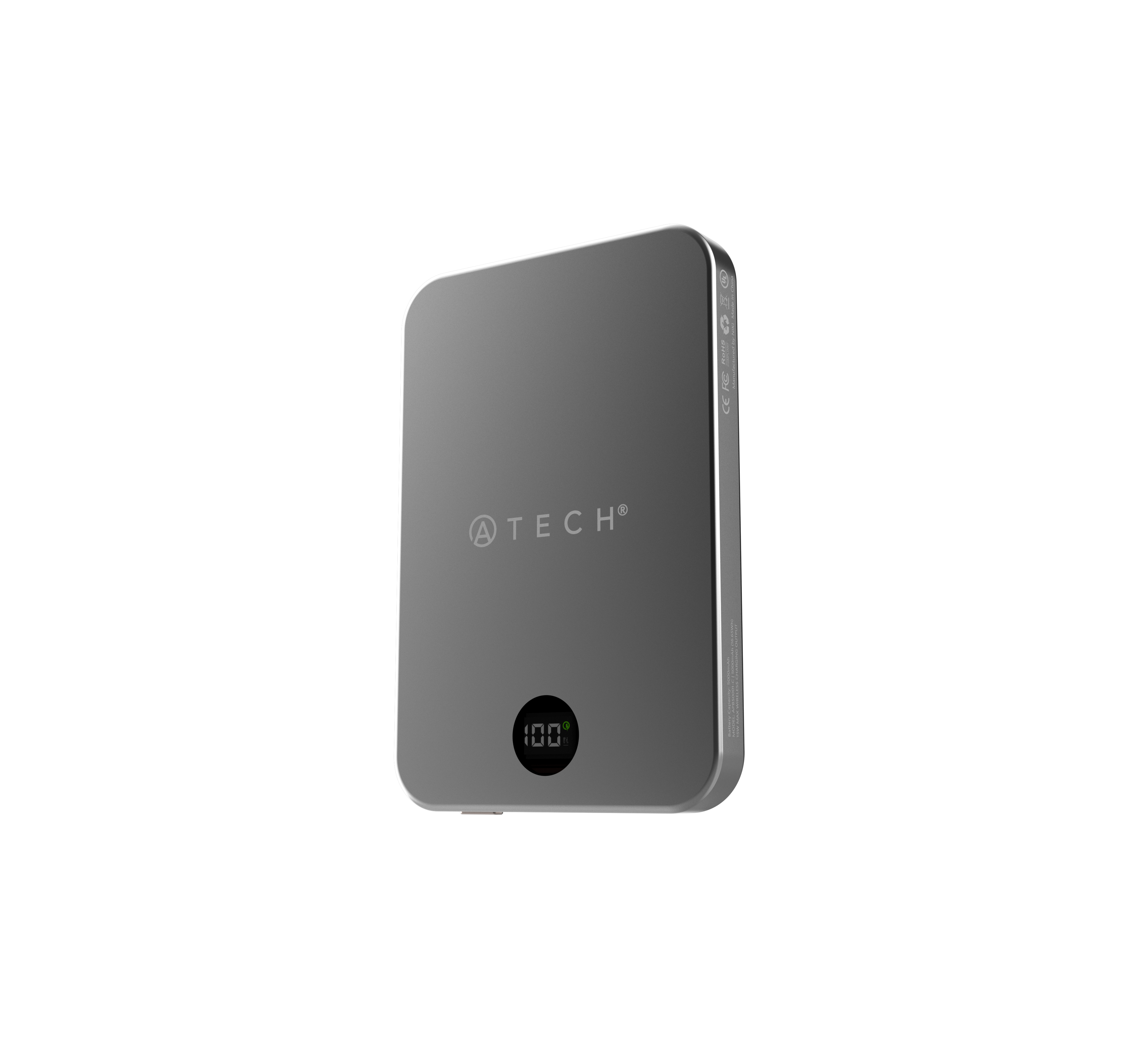 Slim 5000mAh Magnetic Power Bank by ATECH