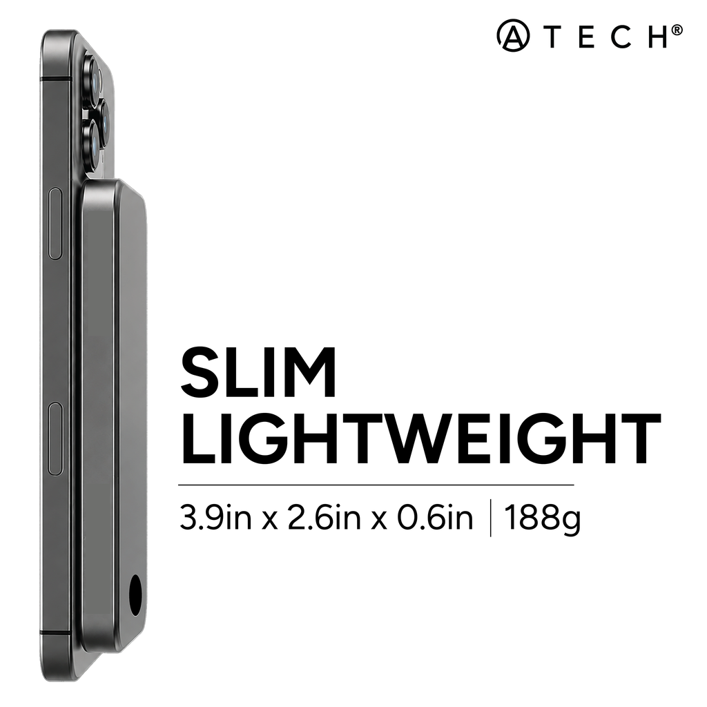 Slim 10000mAh Magnetic Power Bank by ATECH