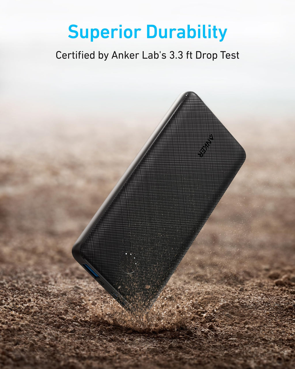 Anker 313 Power Bank PowerCore Slim 10000 - Ultra Slim Rugged Portable Charger For Travel And Daily Use by Anker