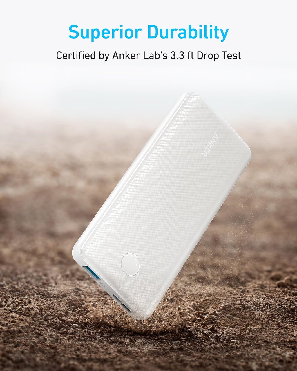Anker 313 Power Bank PowerCore Slim 10000 - Ultra Slim Rugged Portable Charger For Travel And Daily Use by Anker