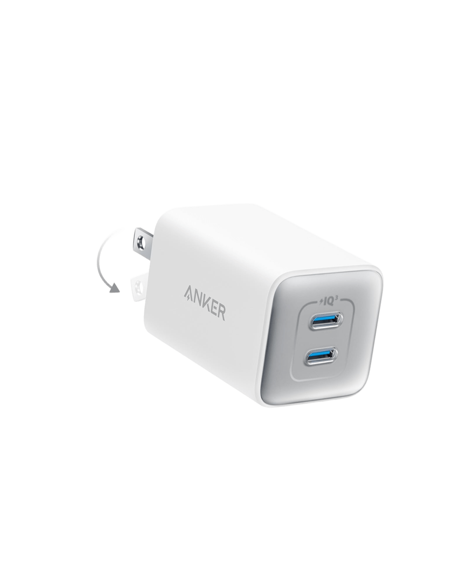 Anker 523 Charger Nano 3 47W Compact Dual USB C Travel Charger For iPhone iPad And MacBook Air by Anker