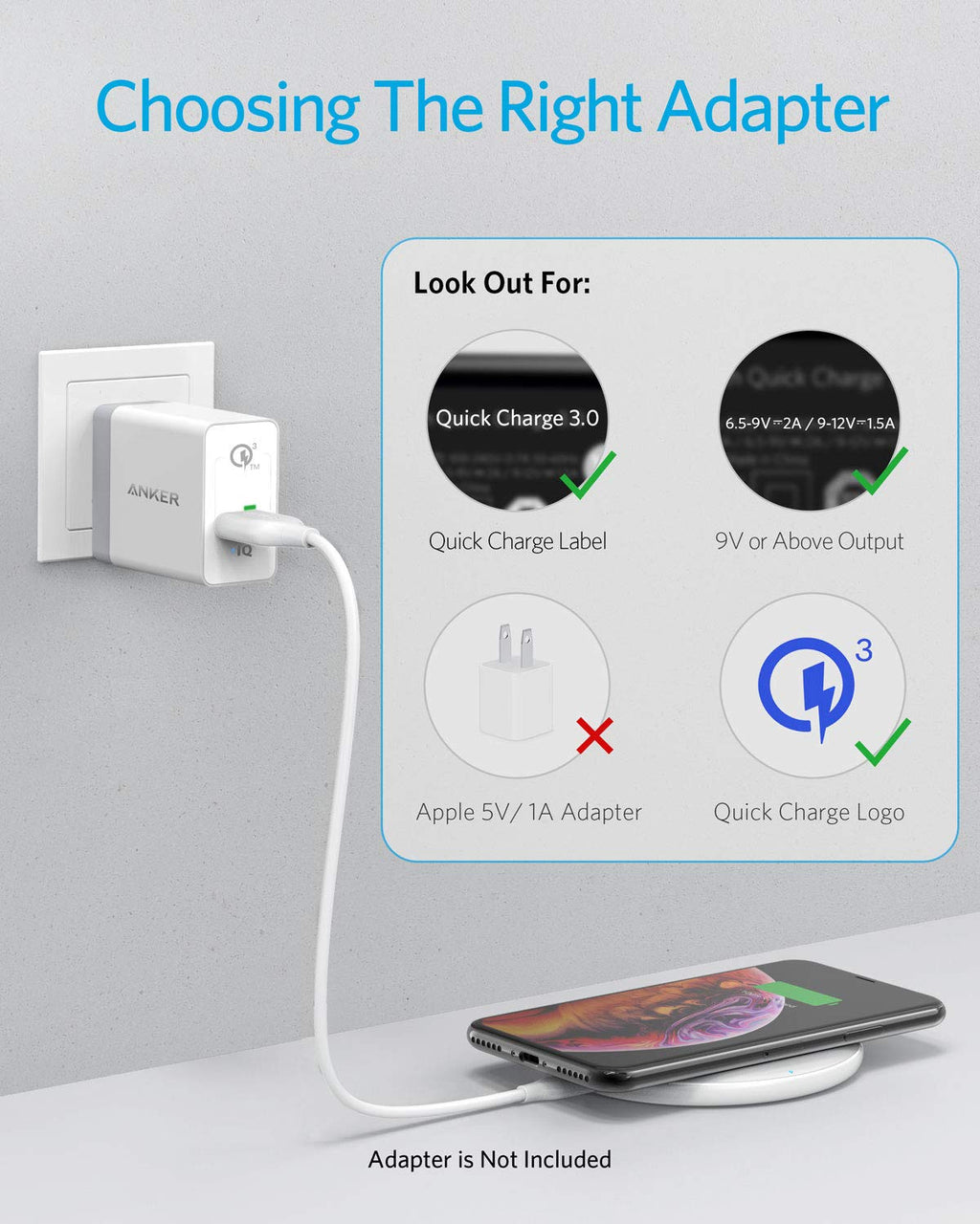 Anker <b>313</b> Wireless Charger (Pad) by Anker