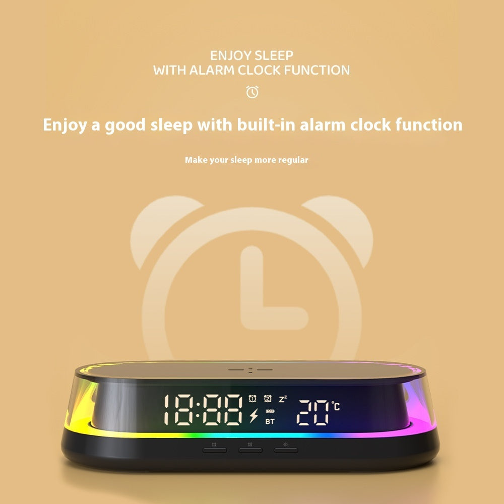 Smart Wireless Phone Charger Small Night Lamp Bedside Table Lamp by Tech-Home Store
