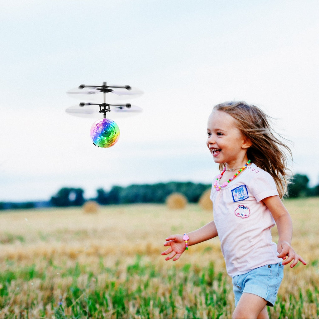 RC Flying Balls Electric Infrared Induction Drone Helicopter Ball LED Light Kids Flying Toy by Tech-Home Store