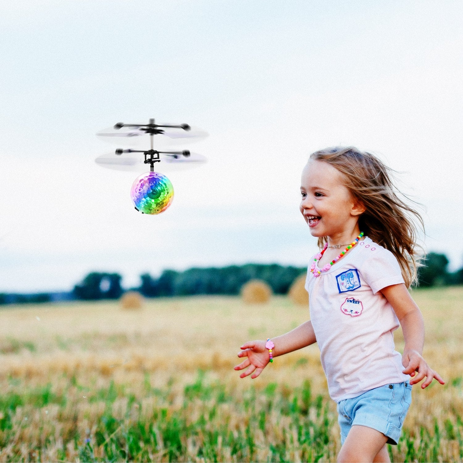 RC Flying Balls Electric Infrared Induction Drone Helicopter Ball LED Light Kids Flying Toy by Tech-Home Store
