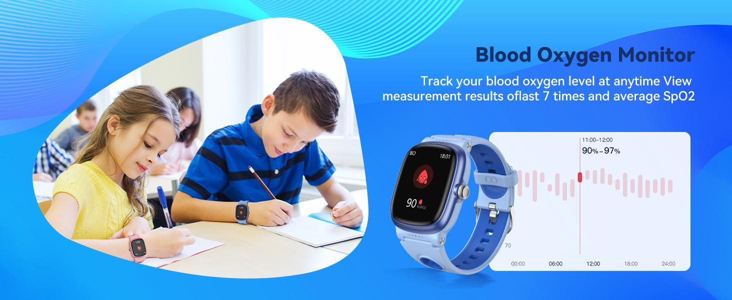 K1 Children's Smart Watch - All-Day Fitness Tracking With 21 Day Battery Life And IP68 Waterproof For Kids by Tech-Home Store