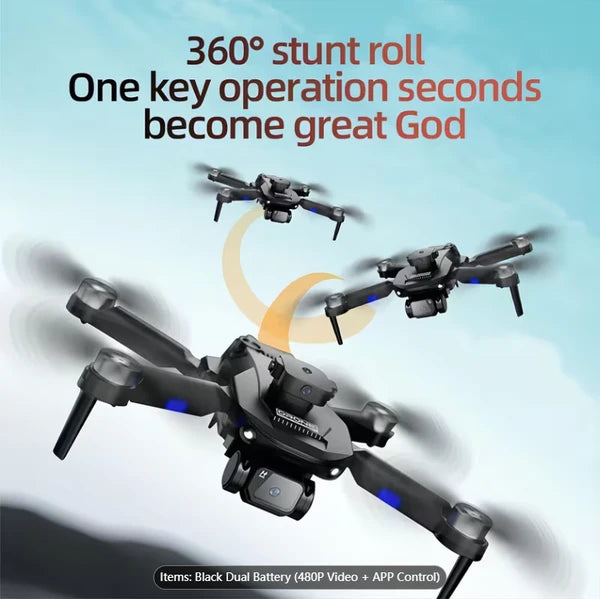 F196 Beginner-Friendly FPV Drone - Dual Cameras And Obstacle Avoidance For Safe, Confident Flying by Tech-Home Store