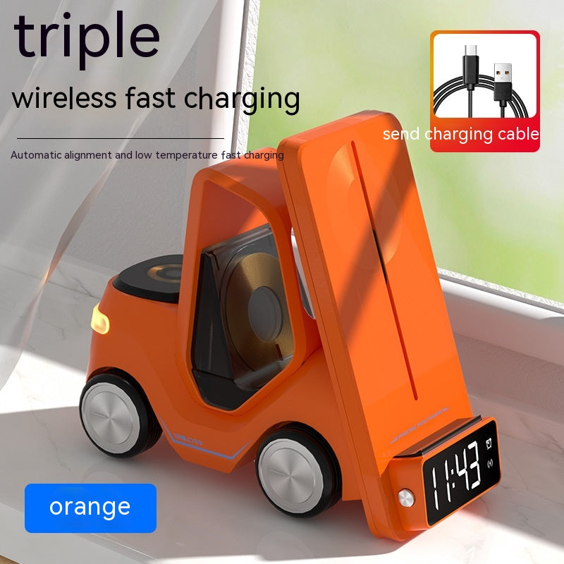 Fork Lift Creative Wireless Fast Charger - 15W Magnetic Qi Charger With QC3.0 Fast Charge by Tech-Home Store