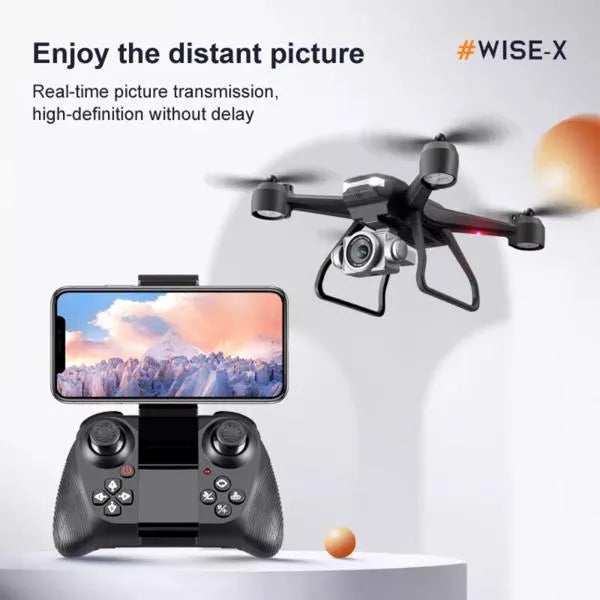 V14 Professional Drone - 6K Dual Camera WiFi FPV Portable RC Quadcopter With Two Batteries by Tech-Home Store