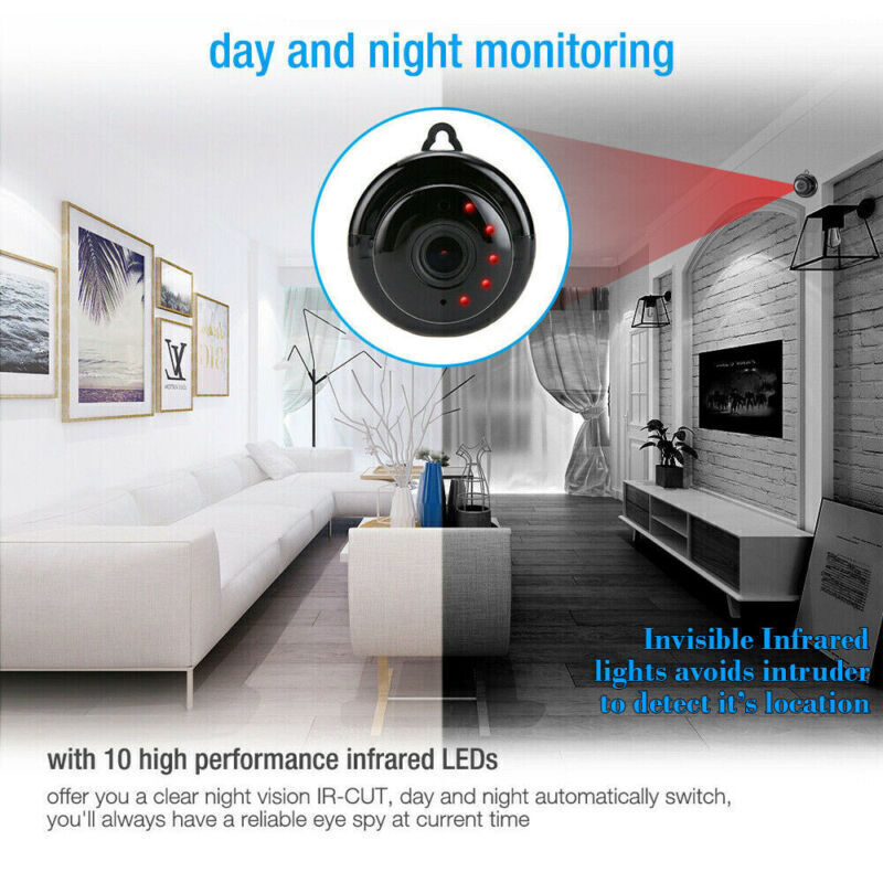 CCTV Camera WiFi 1080P Wireless IR Indoor Outdoor Security Night Vision Home CAM by Tech-Home Store