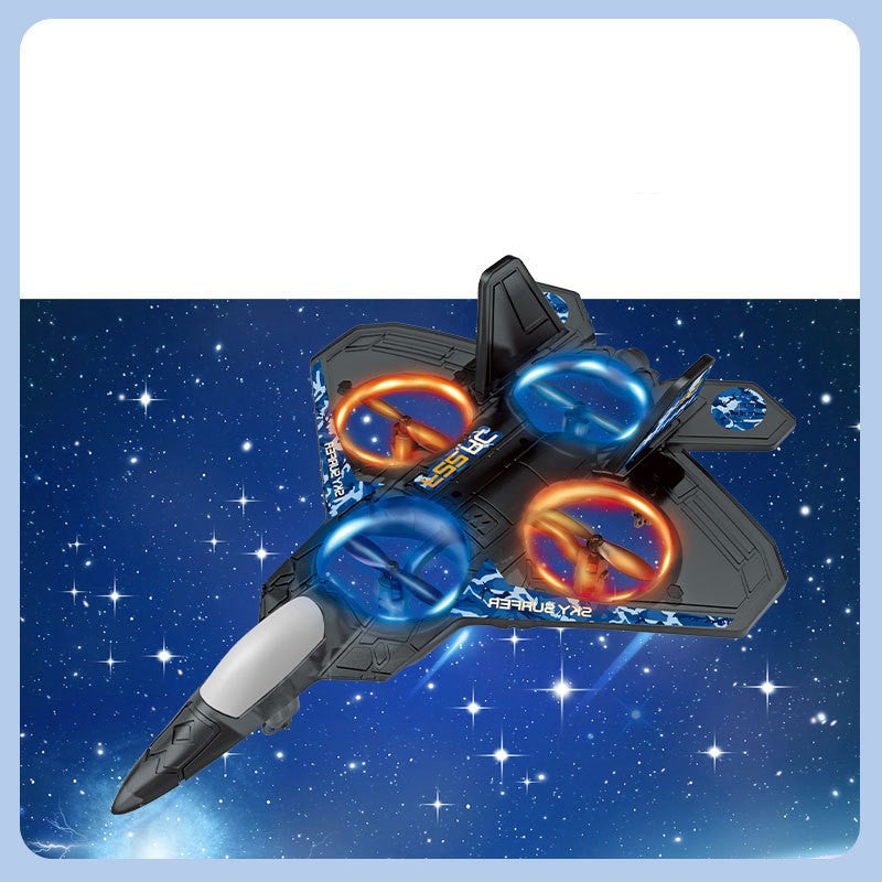 Six-axis UAV Six-channel Glider Fighter Fixed Wing Foam Remote Control Model by Tech-Home Store