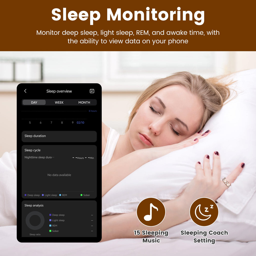 PulseForge Smart Ring Health Tracker - Round the Clock Heart Rate Sleep SpO2 HRV Stress Monitoring with Charging Case by Tech-Home Store