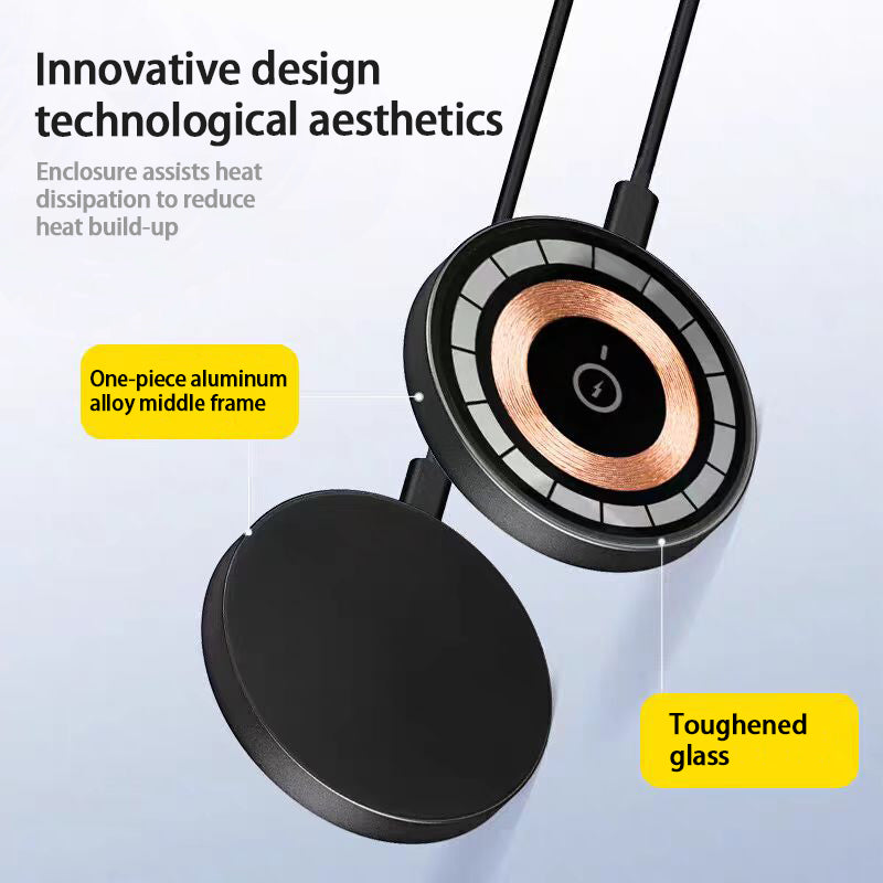 IPhone 17 Pro Pro Max Wireless Charger 15W Magnetic Wireless Fast Charging, Compatible With IPhone 12, 13, 14, 15, 16, And 17 Pro, Pro Max Series Models by Tech-Home Store