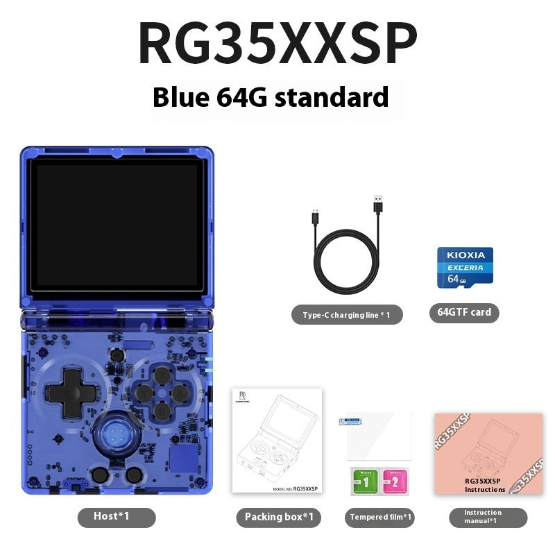 RG35XX Handheld Game Console IPS HD Screen Flip GBA Pocket Mini Version