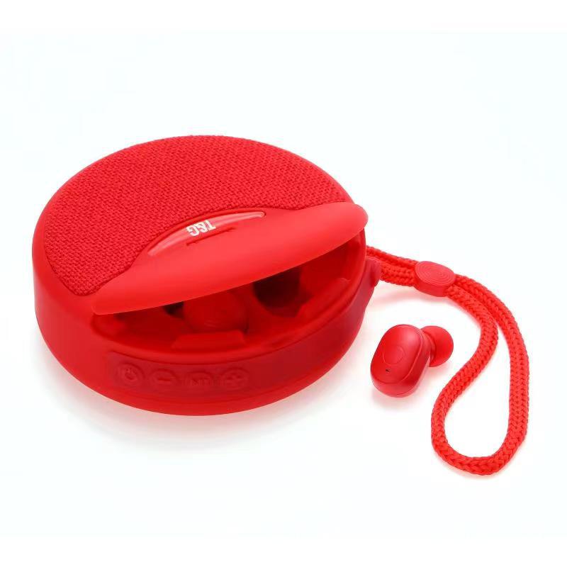 Outdoor Portable Headset Bluetooth Speaker Integrated Wireless 3D Stereo Subwoofer Music Speaker Support TF Card FM Radio by Tech-Home Store