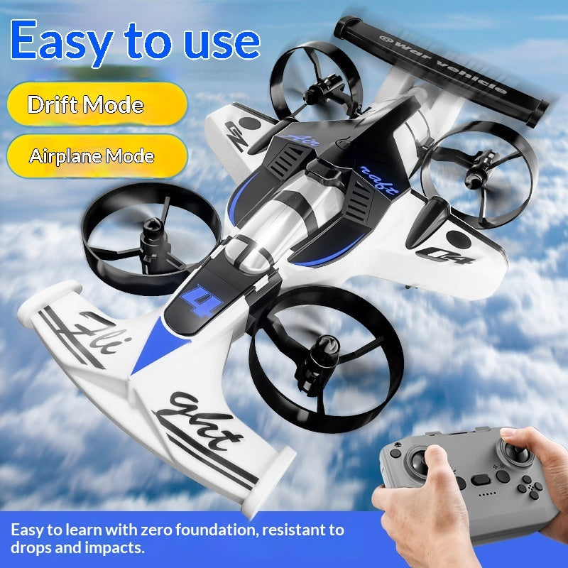 Advanced Black Tech Toy Drone Pro - Dual Mode Land And Air Remote Control With Drop Resistant EVA Foam by Tech-Home Store