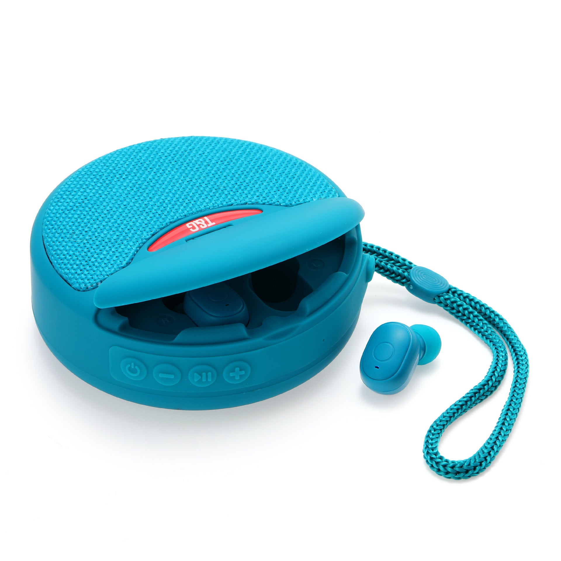 Outdoor Portable Headset Bluetooth Speaker Integrated Wireless 3D Stereo Subwoofer Music Speaker Support TF Card FM Radio by Tech-Home Store