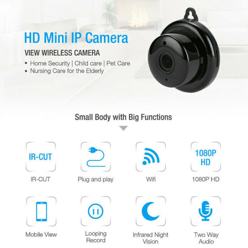 CCTV Camera WiFi 1080P Wireless IR Indoor Outdoor Security Night Vision Home CAM by Tech-Home Store