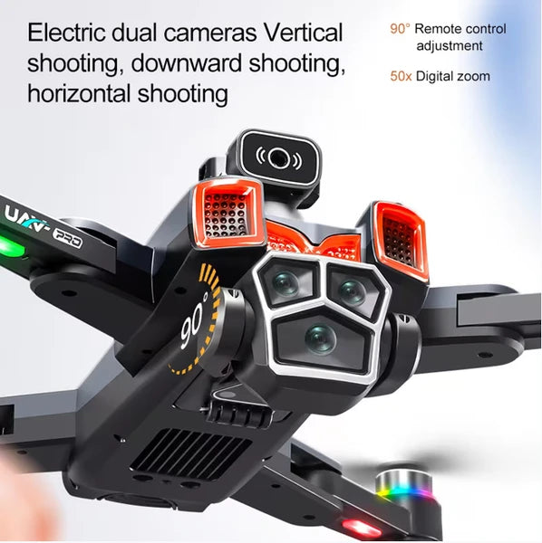 A19 Large Screen Drone: 4.3-inch + 5G Ultra HD Image Transmission, Say Goodbye To Freezing! Brushless Motor + Electronic Anti-shake, Optical Flow Positioning + Four-way Obstacle Avoidance by Anker
