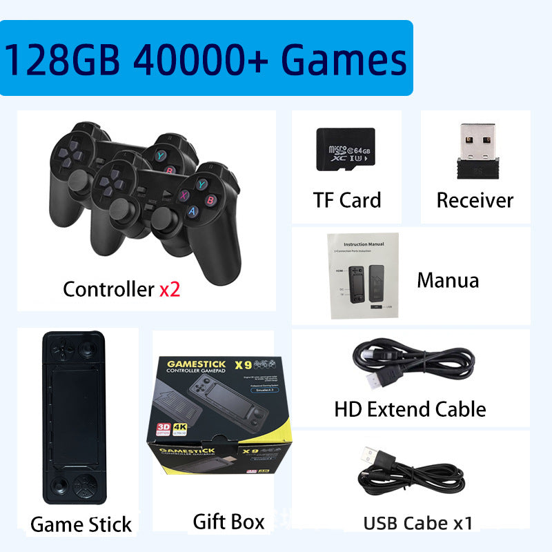 New X9 HD Home Game Console - Retro Arcade Charm on Modern TVs with Sharp HD Visuals For Immersive Retro Gameplay by Tech-Home Store