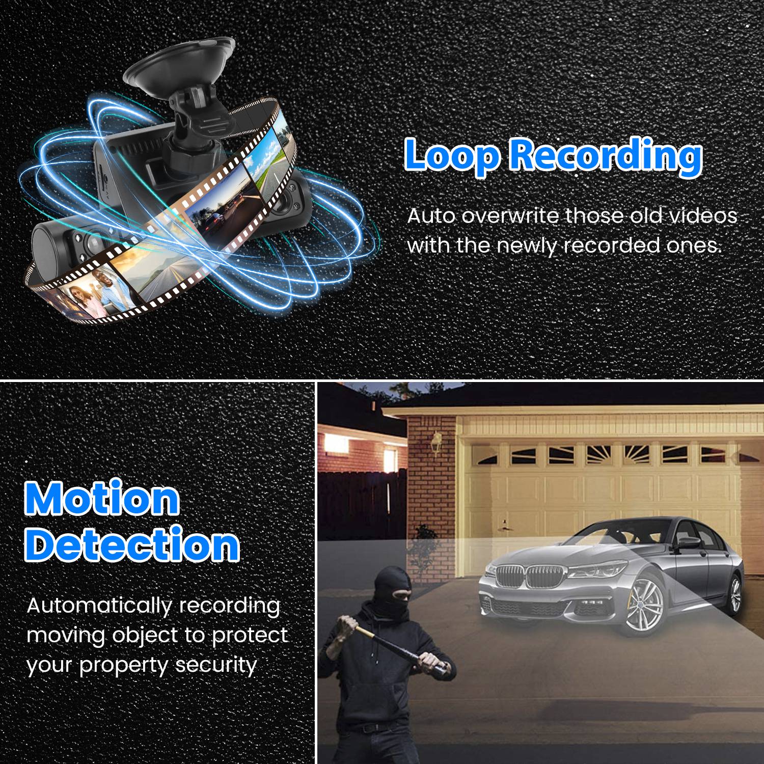 360 Degree View FHD 4 Channel Dash Cam 1080P Front 480P Rear Left Right Inside Dash Camera With IR Night Vision Loop Recording Motion Detection Free 32GB MMC Card by Tech-Home Store