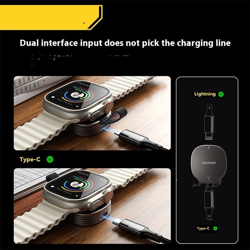 Zinc Alloy Wireless Magnetic Charger by Tech-Home Store