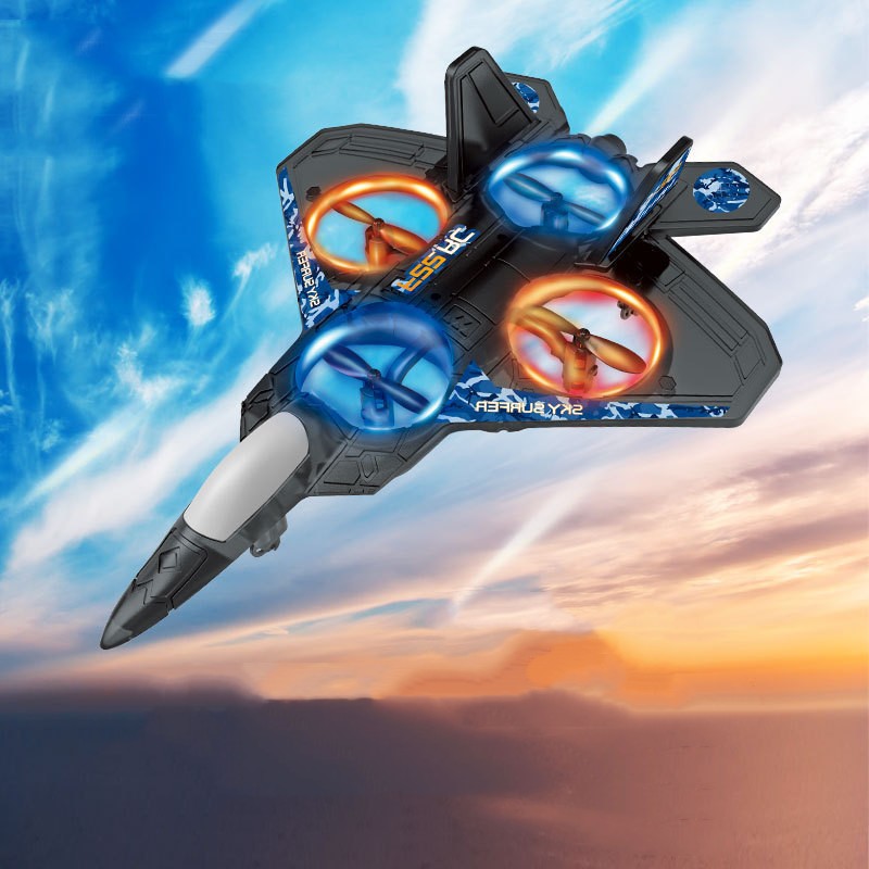 Six-axis UAV Six-channel Glider Fighter Fixed Wing Foam Remote Control Model by Tech-Home Store