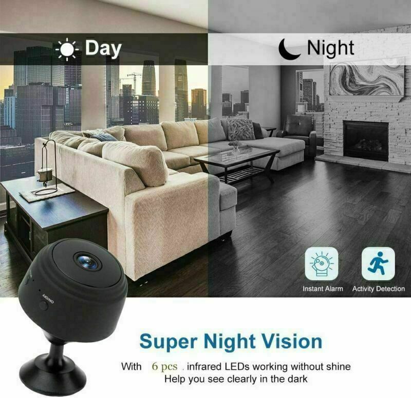 Mini Hidden Spy Camera Wireless Wifi IP Home Security 1080P HD DVR Night Vision by Anker
