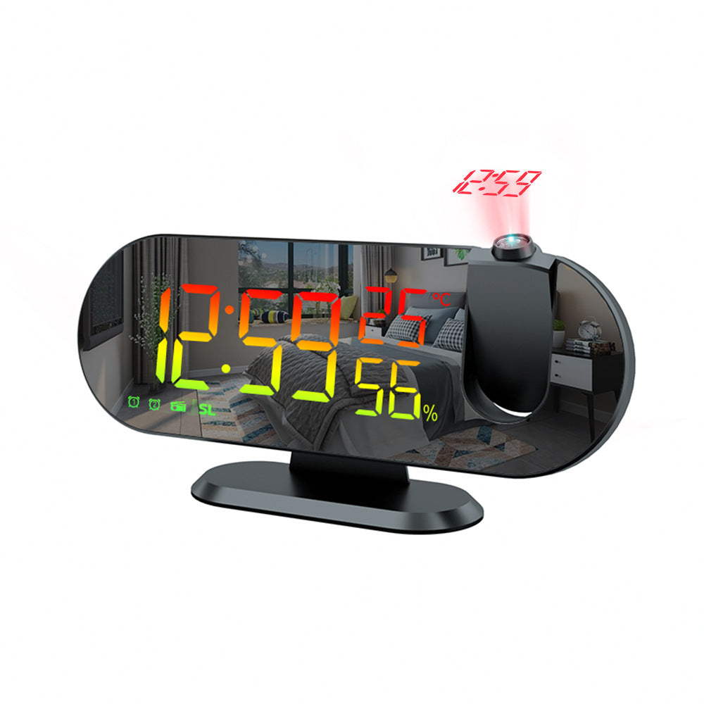 Multifunctional RGB Radio Projection Clock Creative by Tech-Home Store