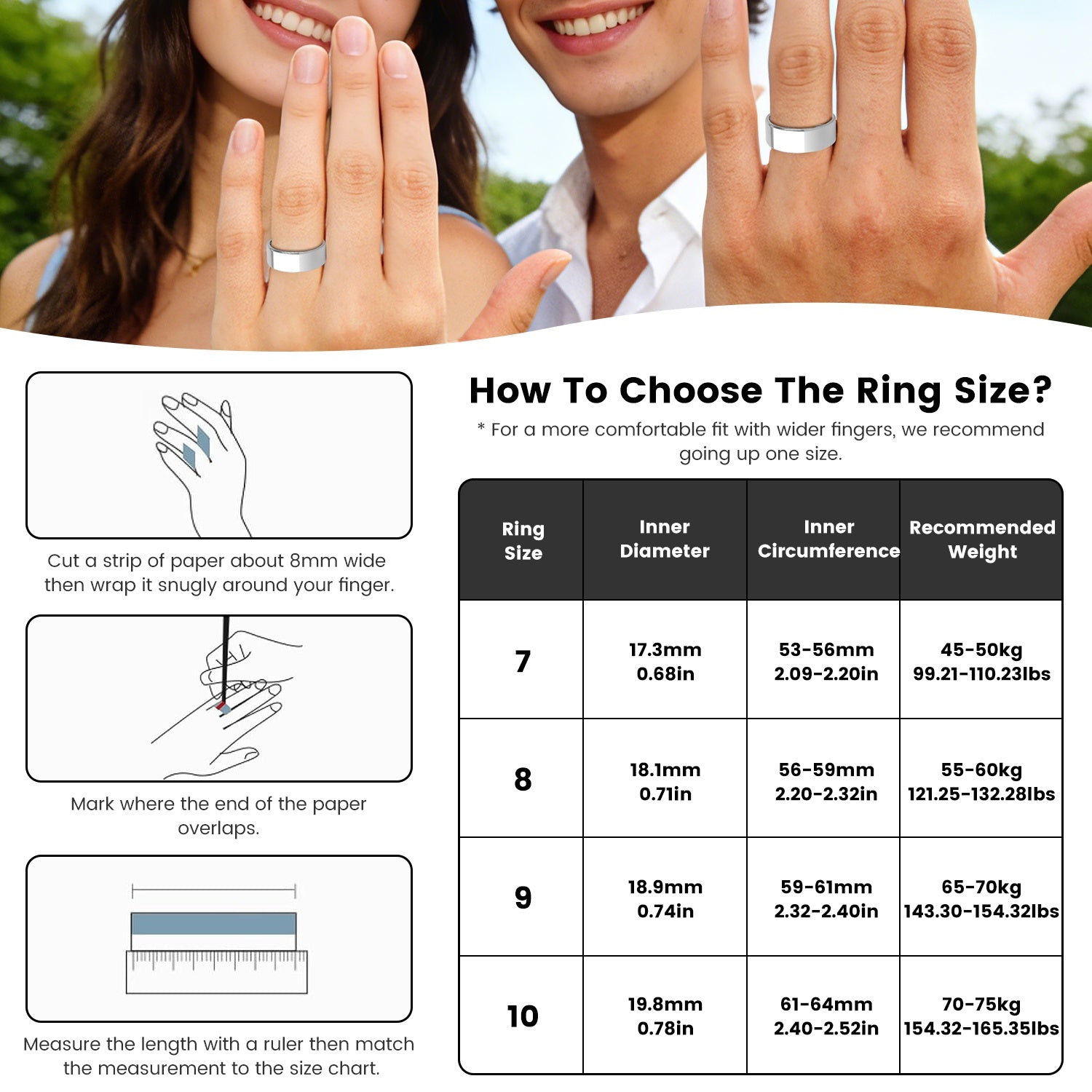 Smart Ring Health Tracker Fitness Sleep Stress HRV Tracker With Charging Case by Tech-Home Store