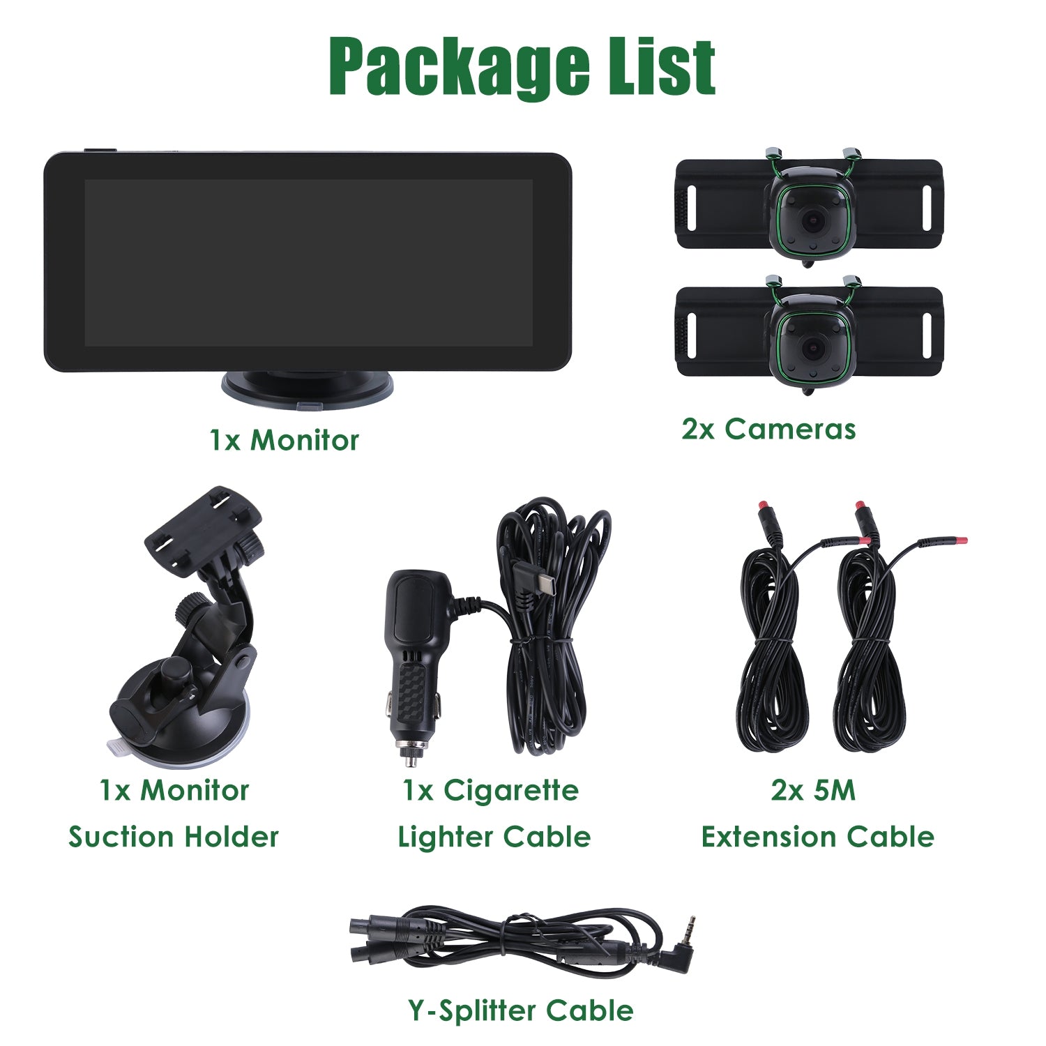 1080P Baby Car Camera For 2 Kids Dual Channel Car Baby Monitor Rear Facing Car Seat Camera With 120Degree Wide View 6.86In HD Split Screen Night Vision by Tech-Home Store