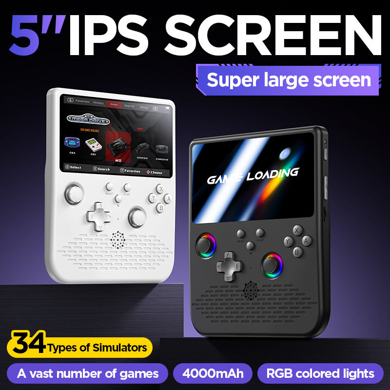 H5 50-Inch IPS Large-Screen Handheld Game Console - Immersive Portable Gaming With Built-In Music by Tech-Home Store