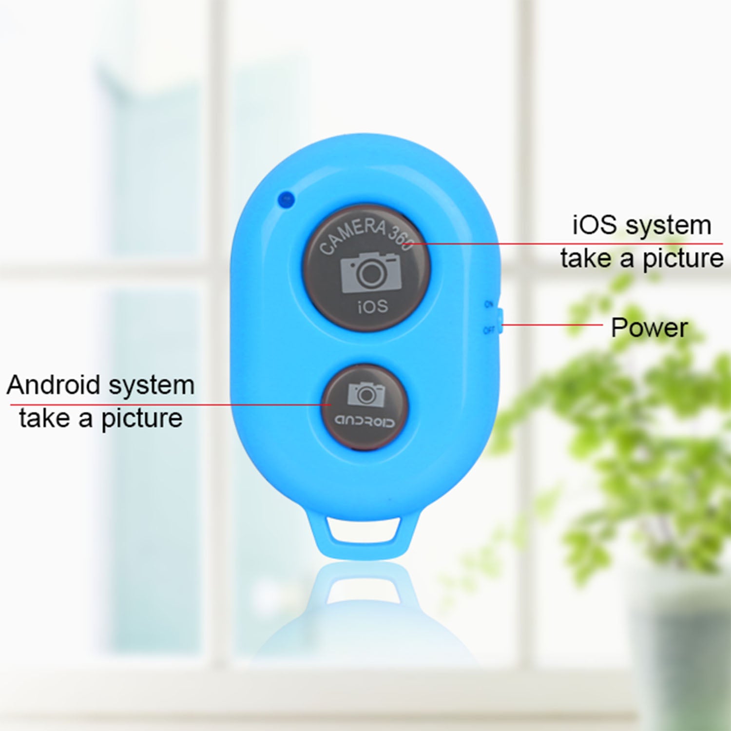 Unique Wireless Shutter Remote Controller For Android And IOS Devices Only Include 1 Wireless Remote Shutter by Tech-Home Store