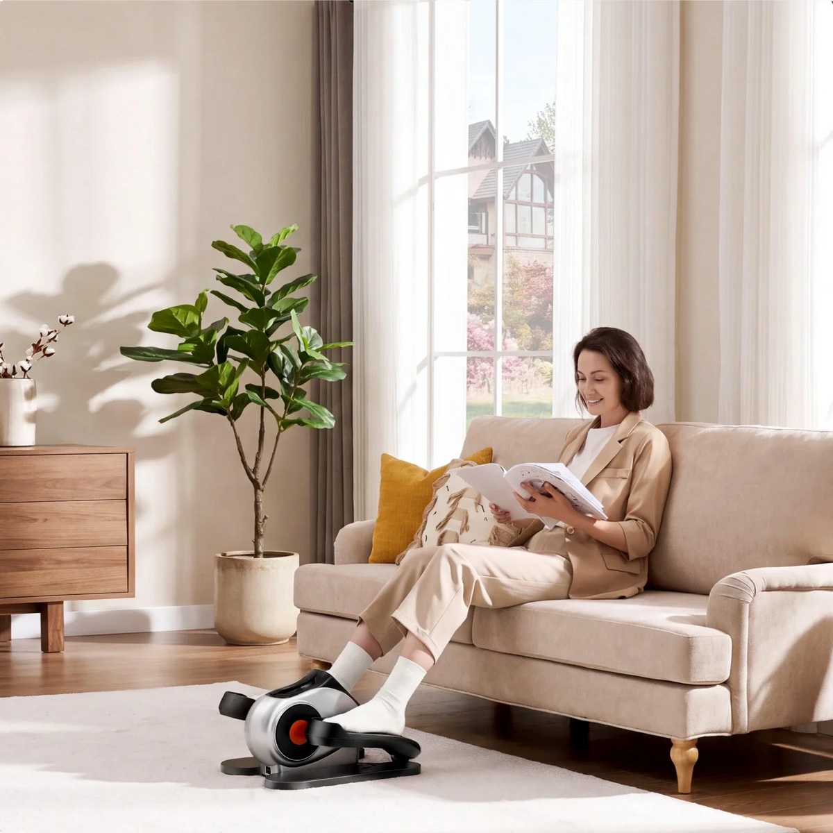 E1 Under Desk Elliptical by WalkingPad